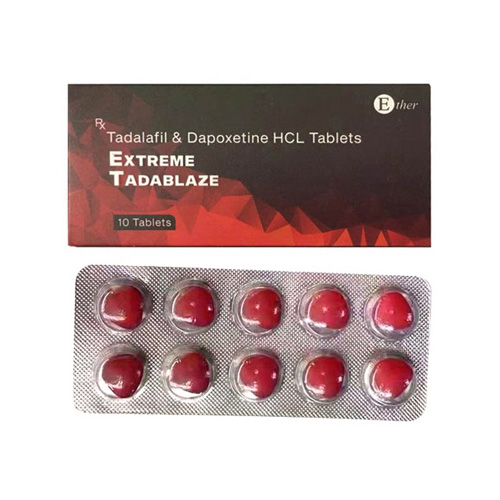 超級雙效犀利士 紅鑽 Extreme Tadablaze 10粒 40mg+100mg 硬度持久雙效合一