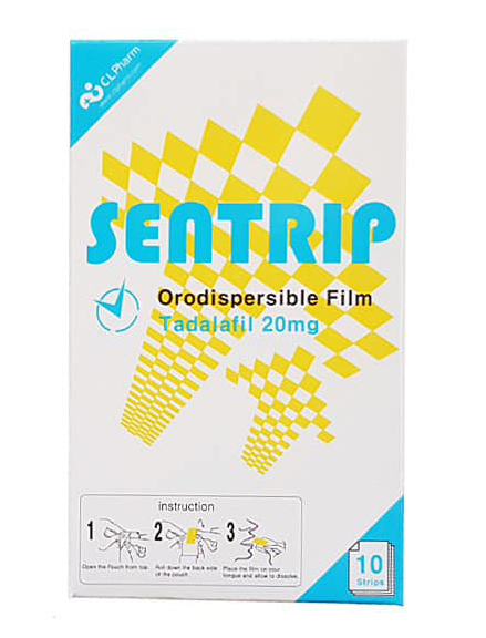 Sentrip 犀利士口溶片 20mg 10片入｜舌上即溶 15分鐘起效