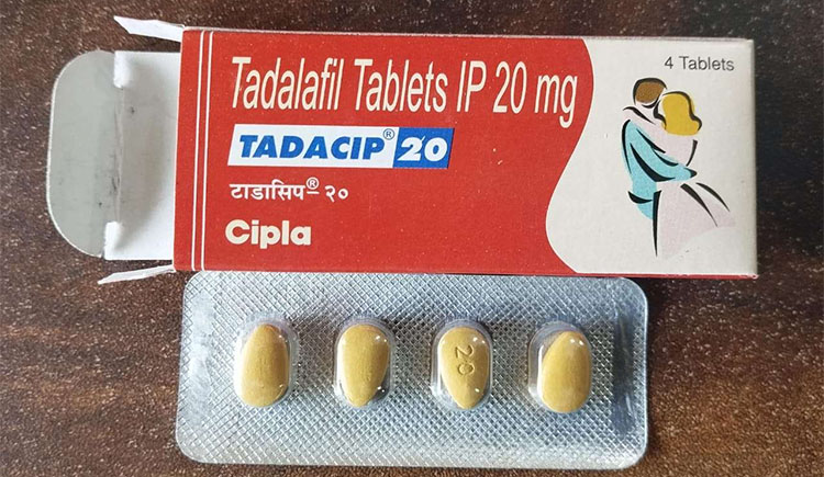 印度犀利士Tadacip外盒包裝與藥錠實拍圖