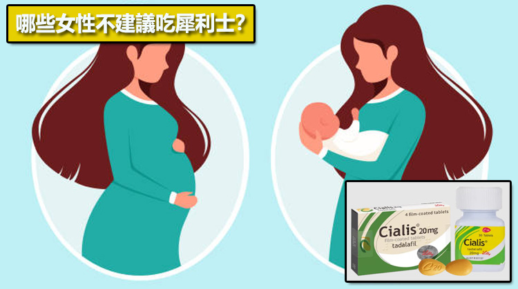 哪些女性不建議吃犀利士？⚠️